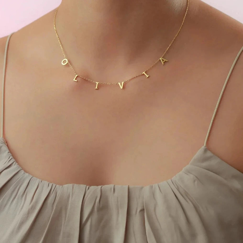 Custom Letter Necklace